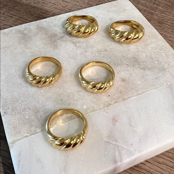 *BLACK FRIDAY SALE* 14k Gold Vermeil Rings - Picture 7 of 7